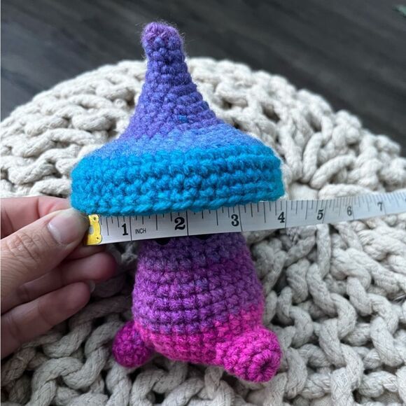 Handmade Crochet Mushroom Stuffy - Picture 7 of 9